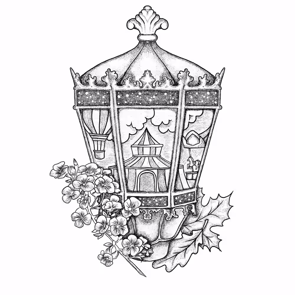 narrative illustration used for emotional storytelling inside a book