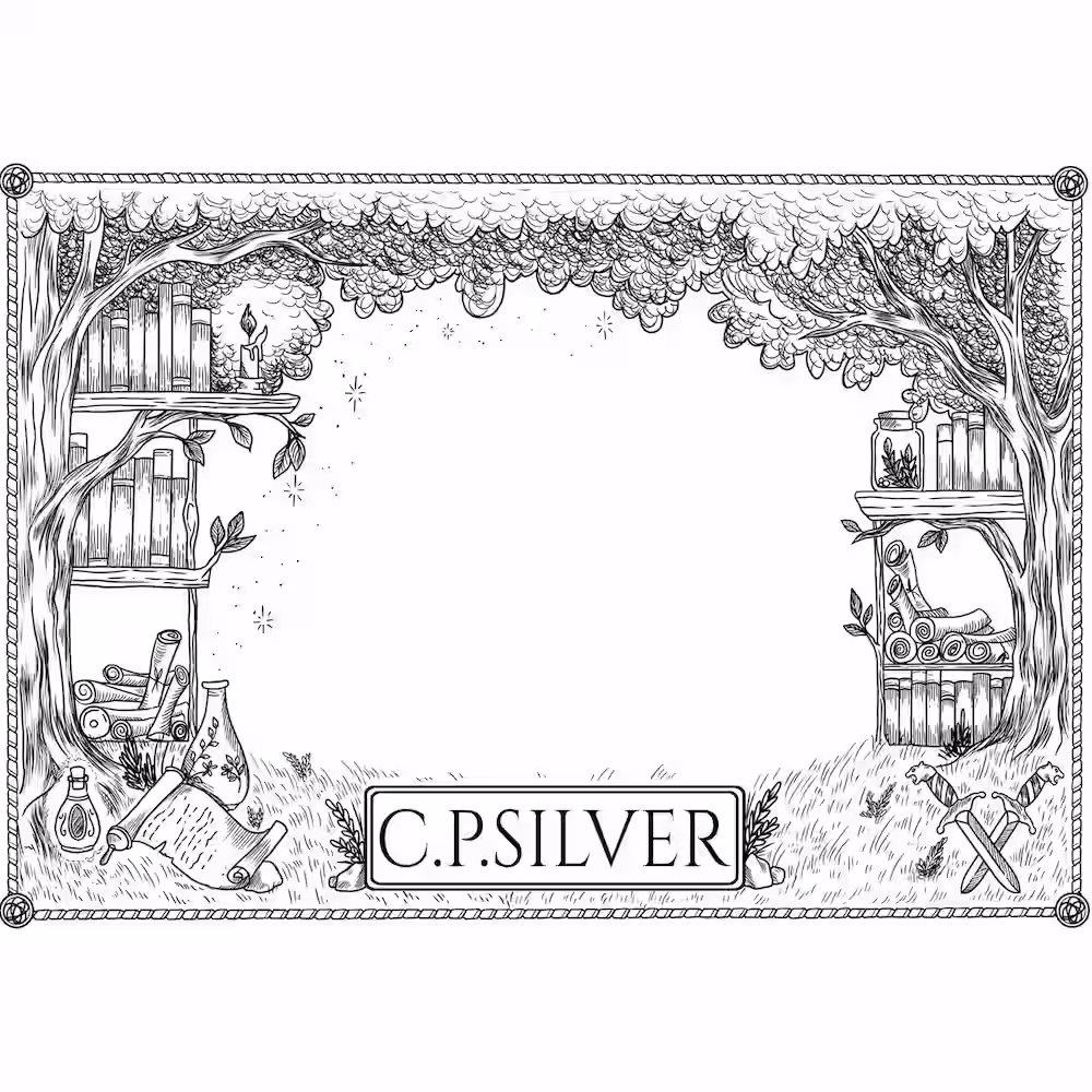 signed personalized bookplate with an author's signature beside a hardcover novel