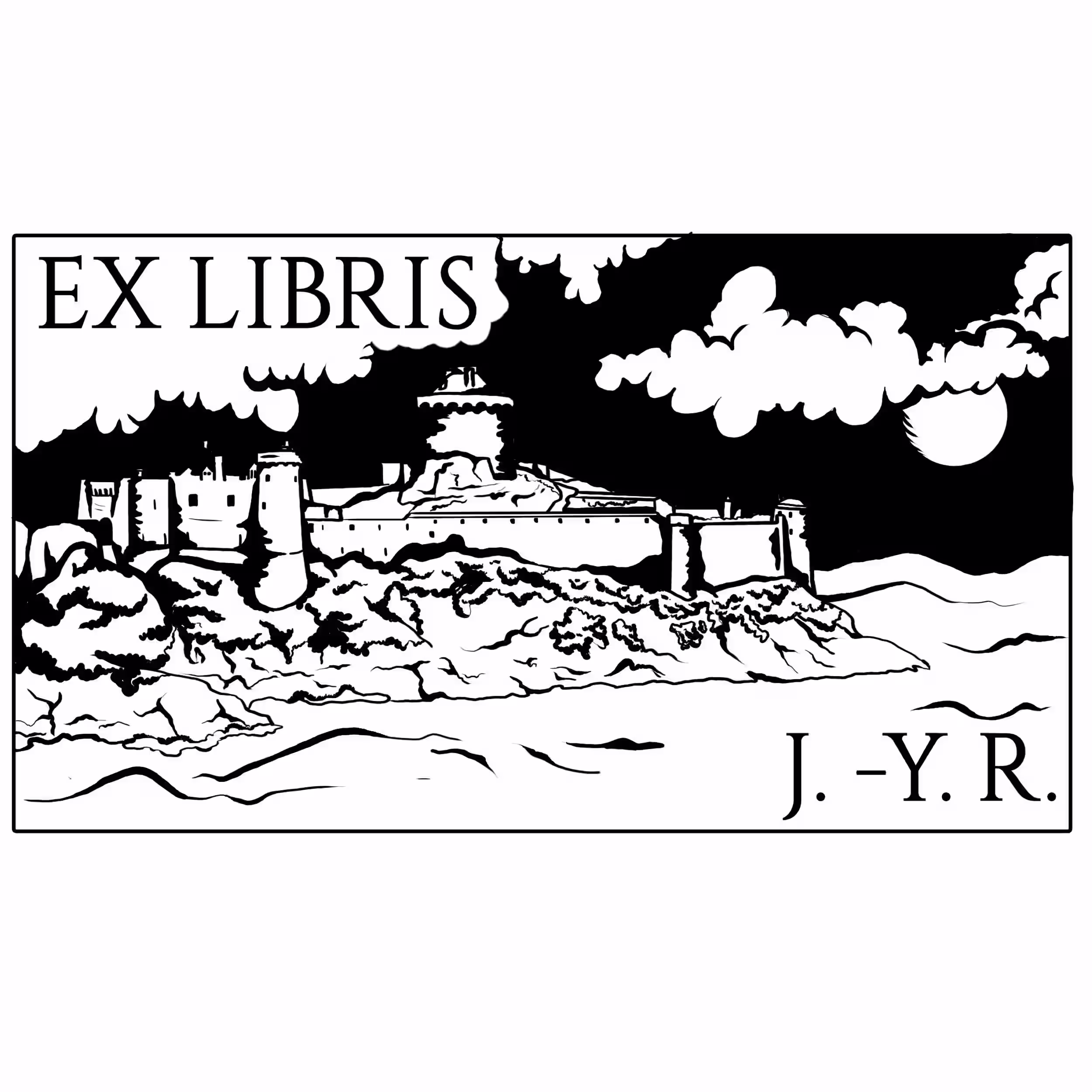 bookplate symbols and their meanings illustrated through custom Ex Libris artwork